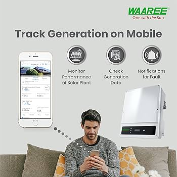 WAAREE MAKE 5KW-1PH SOLAR GRID-TIE INVERTER